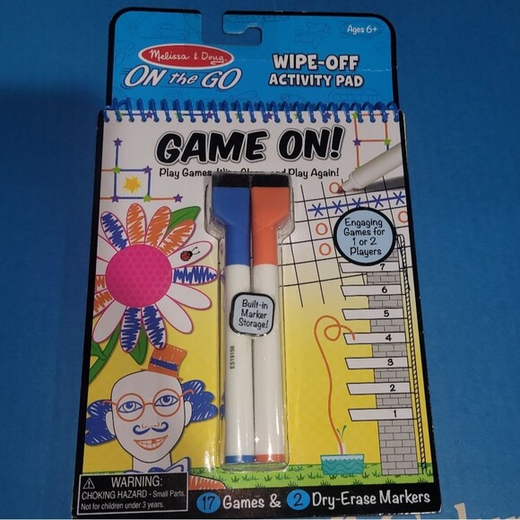 Melissa & Doug On the Go wipe-off activity pad - Picture 1 of 3